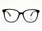 Designer Eyeglasses – Black Acetate Frame, 51-19-148